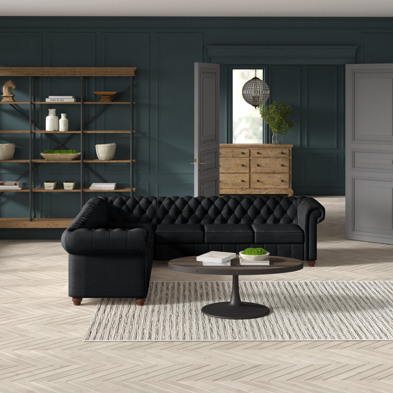 Greyleigh™ Quitaque Upholstered Sectional & Reviews Wayfair